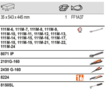 BAHCO FF1A37 Fit&Go 3/3 Foam Inlay Socket and Wrench Set - 46 Pcs - Premium Socket and Wrench Set from BAHCO - Shop now at Yew Aik.