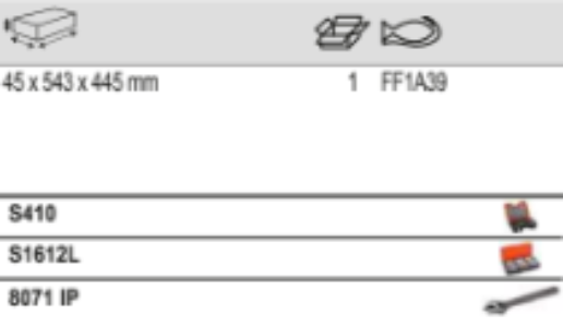 BAHCO FF1A39 Fit&Go 3/3 Foam Inlay Socket and Wrench Set 54 Pcs - Premium Socket and Wrench Set from BAHCO - Shop now at Yew Aik.