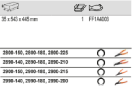 BAHCO FF1A4003 Fit&Go 3/3 Foam Inlay Circlip Plier Set - 12 Pcs - Premium Circlip Plier Set from BAHCO - Shop now at Yew Aik.