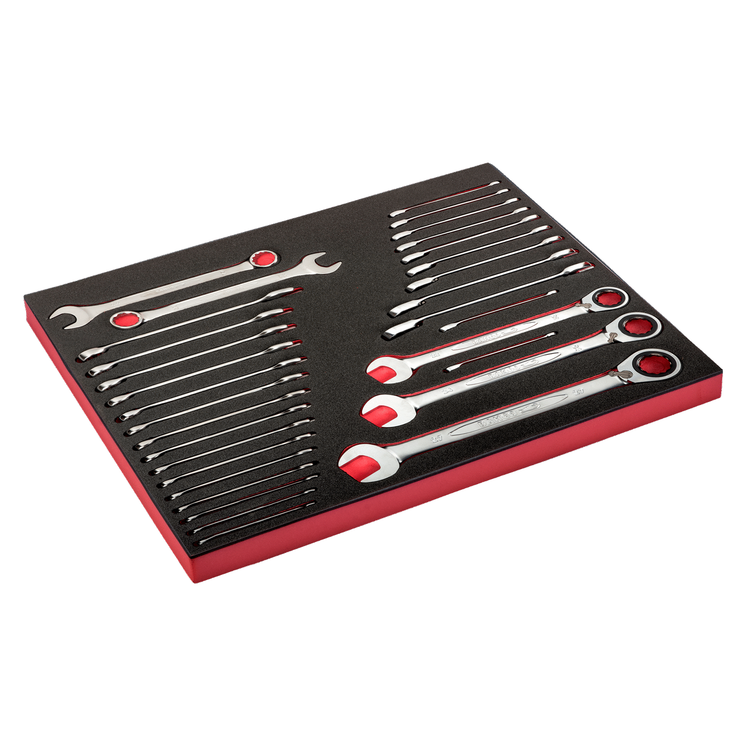 BAHCO FF1A48 Fit&Go 3/3 Foam Inlay Spanners Set - 31 pcs - Premium Spanners Set from BAHCO - Shop now at Yew Aik.