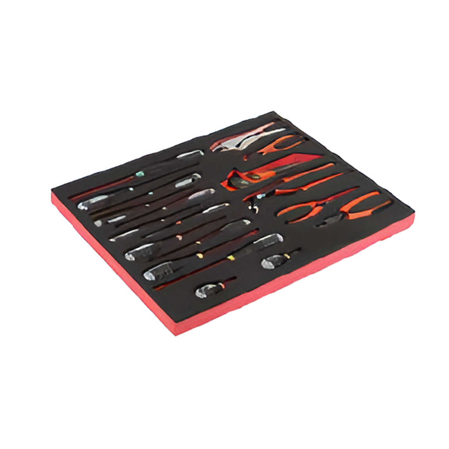 BAHCO FF1A5001 Fit&Go 3/3 Foam Inlay Pliers/Screwdriver Set - Premium Screwdriver Set from BAHCO - Shop now at Yew Aik.