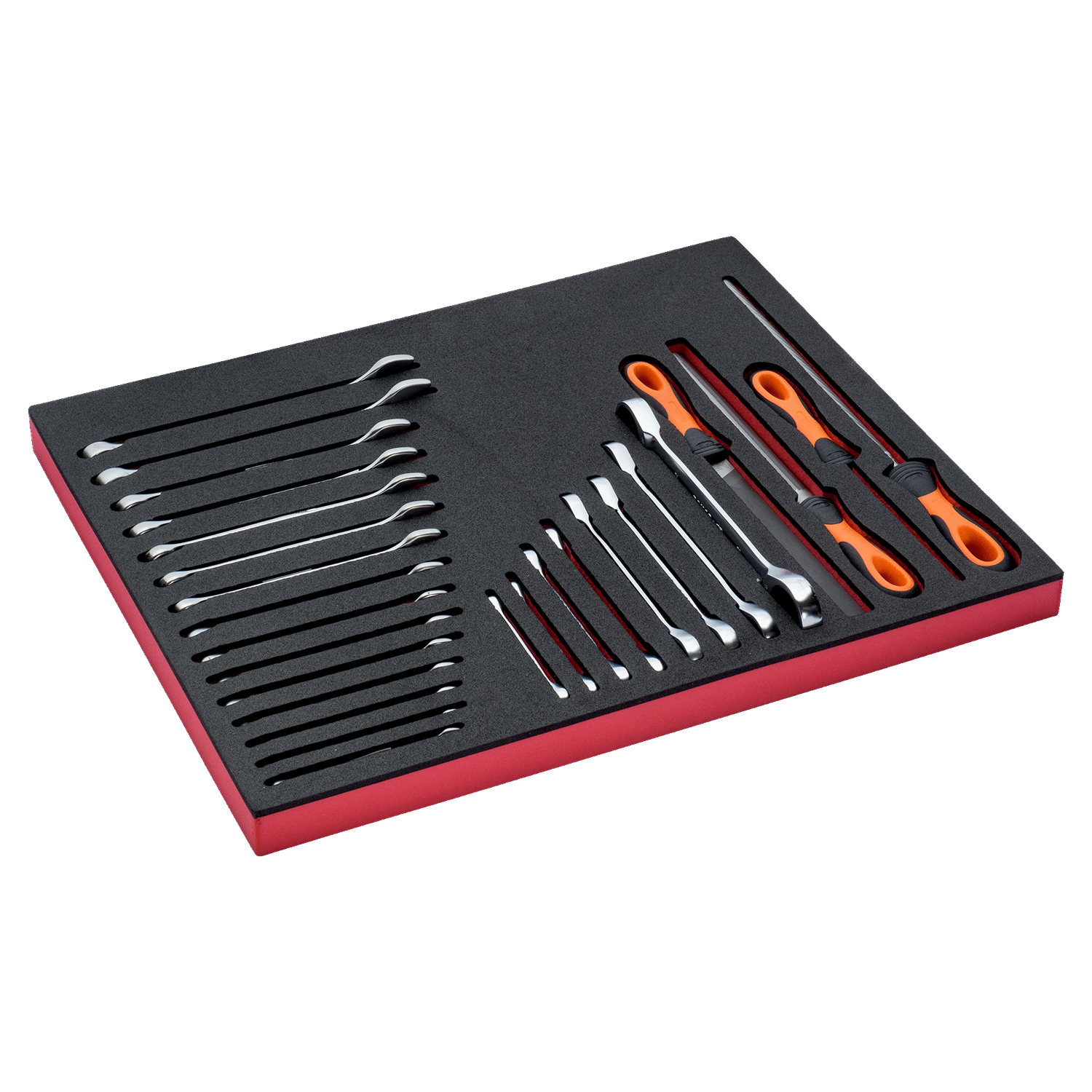 BAHCO FF1A5006 Fit&Go 3/3 Foam Inlay Files and Wrench Set 27 Pcs - Premium Files and Wrench Set from BAHCO - Shop now at Yew Aik.