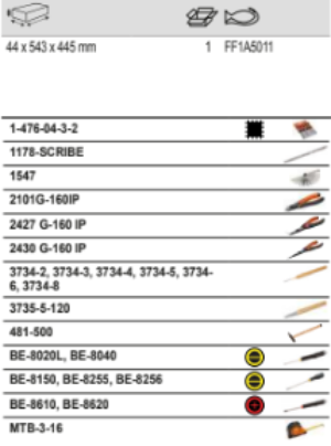 BAHCO FF1A5011 Fit&Go 3/3 Foam Inlay Pliers/Screwdriver Set 27 Pc - Premium Screwdriver Set from BAHCO - Shop now at Yew Aik.
