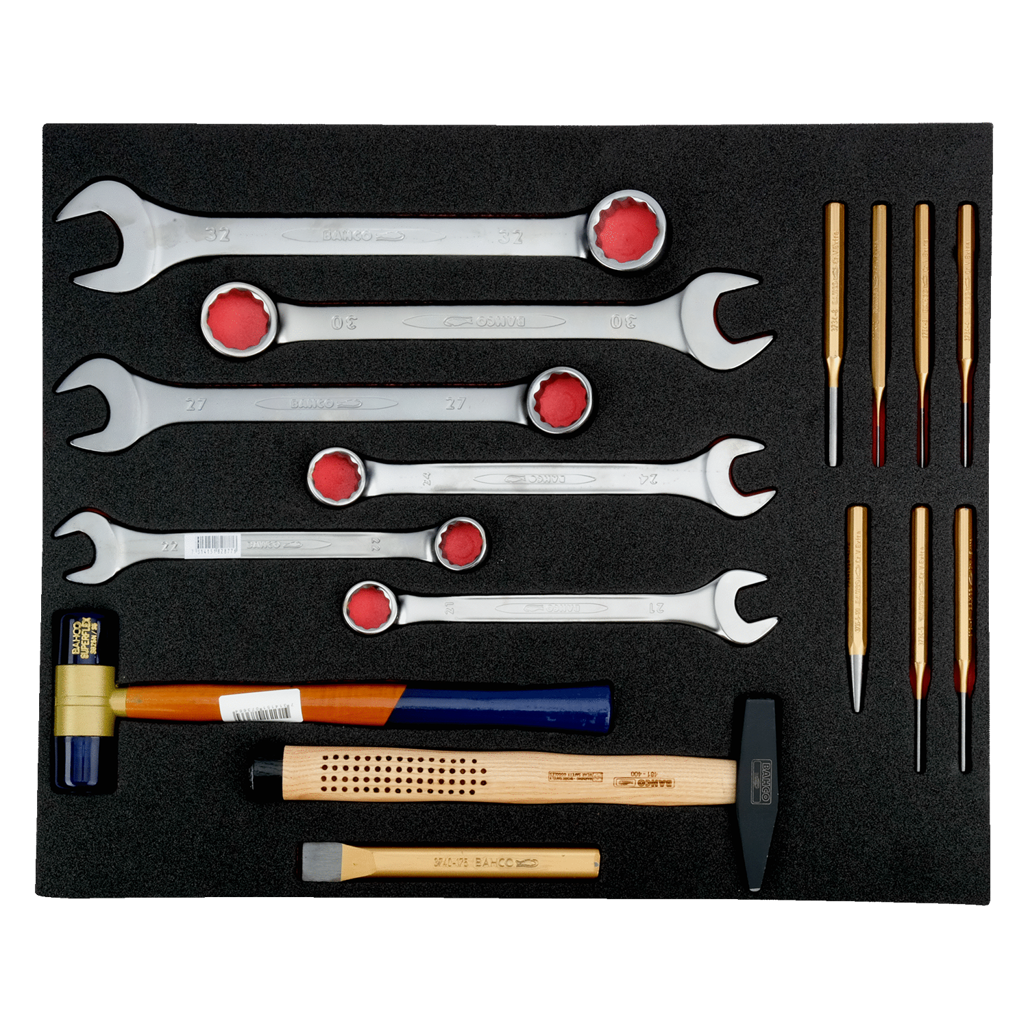 BAHCO FF1A5017 Fit&Go 3/3 Foam Inlay Screwdriver/ Wrench Set - Premium Screwdriver/ Wrench Set from BAHCO - Shop now at Yew Aik.
