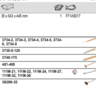 BAHCO FF1A5017 Fit&Go 3/3 Foam Inlay Screwdriver/ Wrench Set - Premium Screwdriver/ Wrench Set from BAHCO - Shop now at Yew Aik.