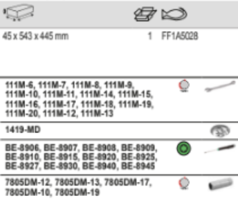 BAHCO FF1A5028 Fit&Go 3/3 Foam Inlay Socket and Wrench Set 32 Pcs - Premium Socket and Wrench Set from BAHCO - Shop now at Yew Aik.
