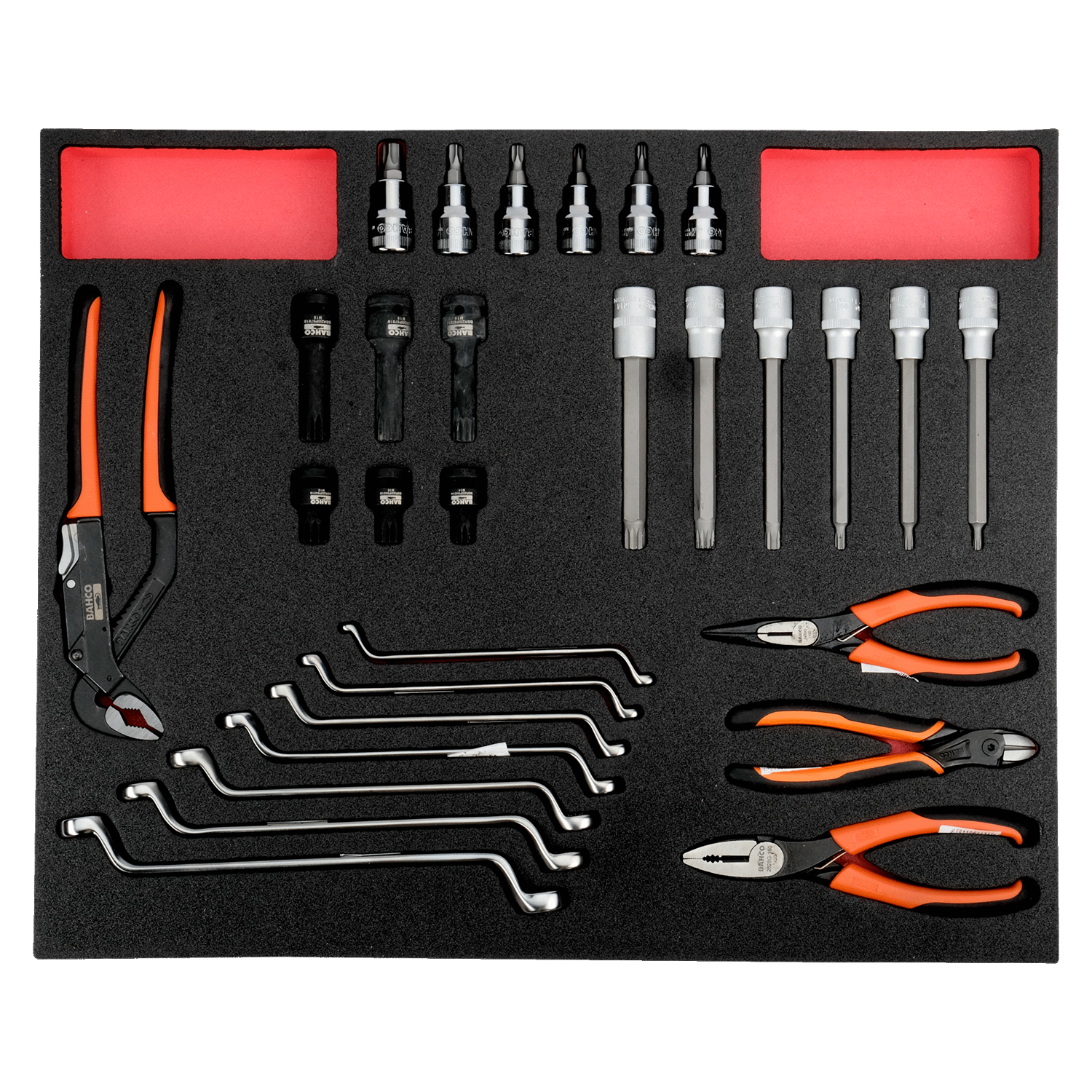 BAHCO FF1A5029 Fit&Go 3/3 Foam Inlay Pliers and Wrench Set 29 Pcs - Premium Pliers and Wrench Set from BAHCO - Shop now at Yew Aik.