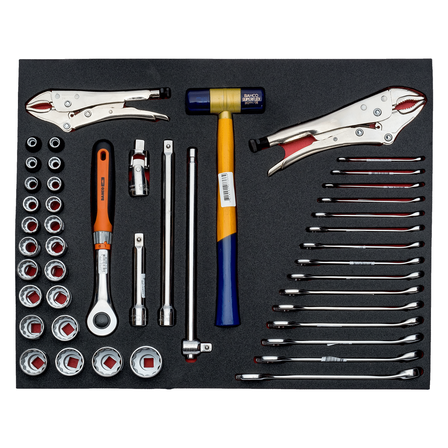BAHCO FF1A5030 Fit&Go 3/3 Foam Inlay Socket/Wrench/ Grip Set - Premium Grip Set from BAHCO - Shop now at Yew Aik.