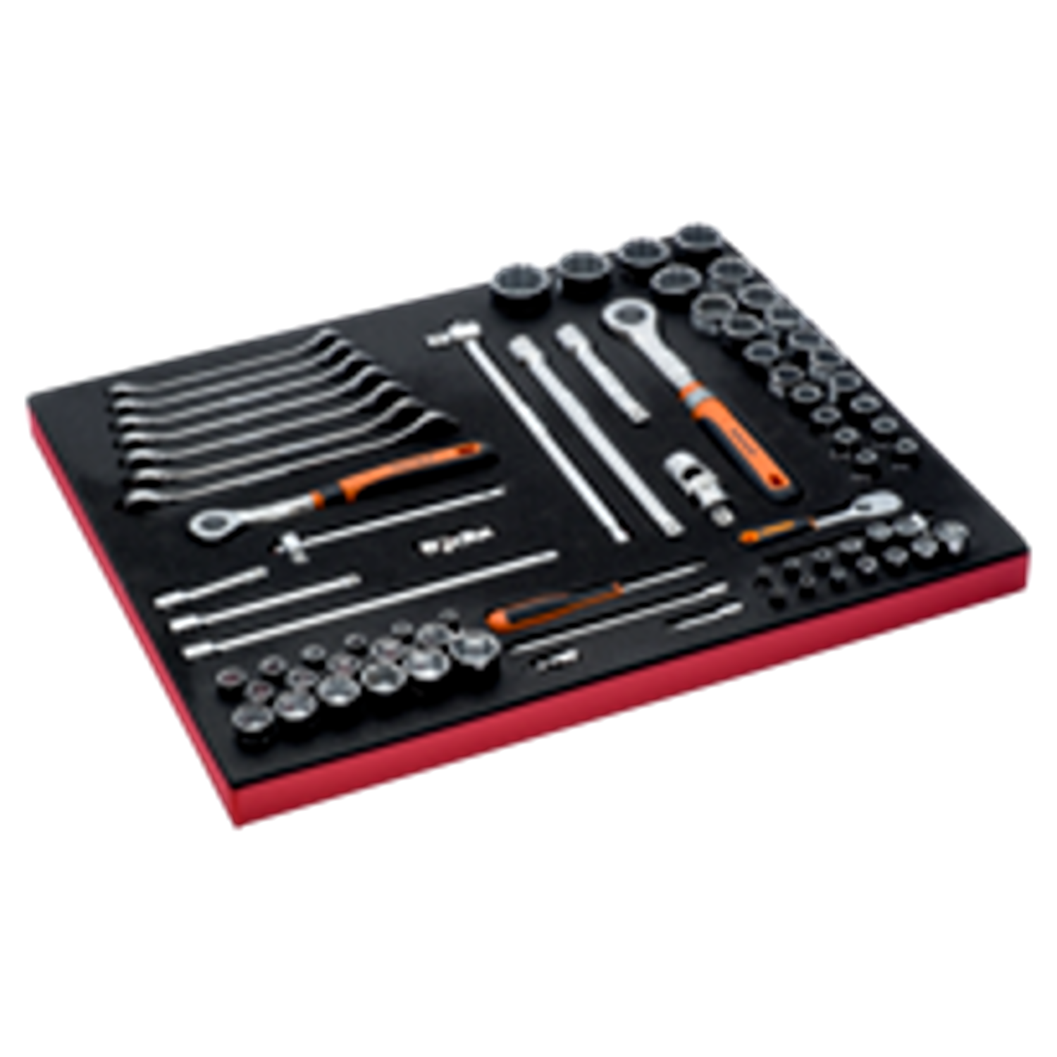 BAHCO FF1A55 Fit&Go 3/3 Foam Wrench and Screwdriver Bit Set 75 Pc - Premium Wrench and Screwdriver Bit Set from BAHCO - Shop now at Yew Aik.