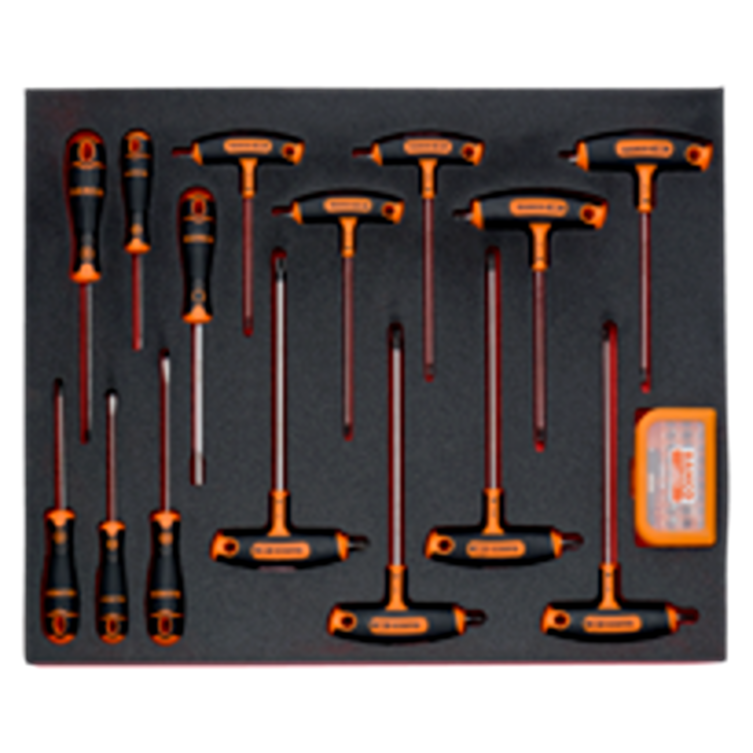 BAHCO FF1A71 Fit&Go 3/3 Foam Inlay Slotted / Screwdriver Set - Premium Screwdriver Set from BAHCO - Shop now at Yew Aik.