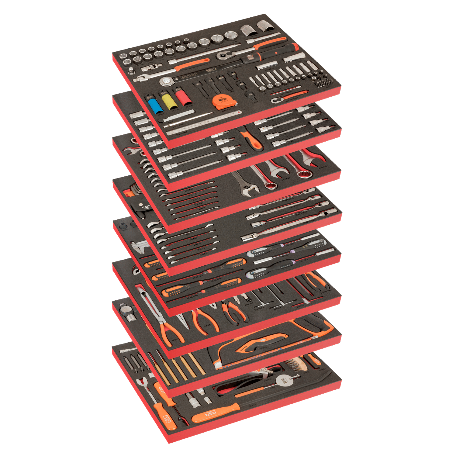 BAHCO FF1ASET-AUTO Auto Repair 8 Foam Tool Kit - 357 pcs - Premium Tool Kit from BAHCO - Shop now at Yew Aik.