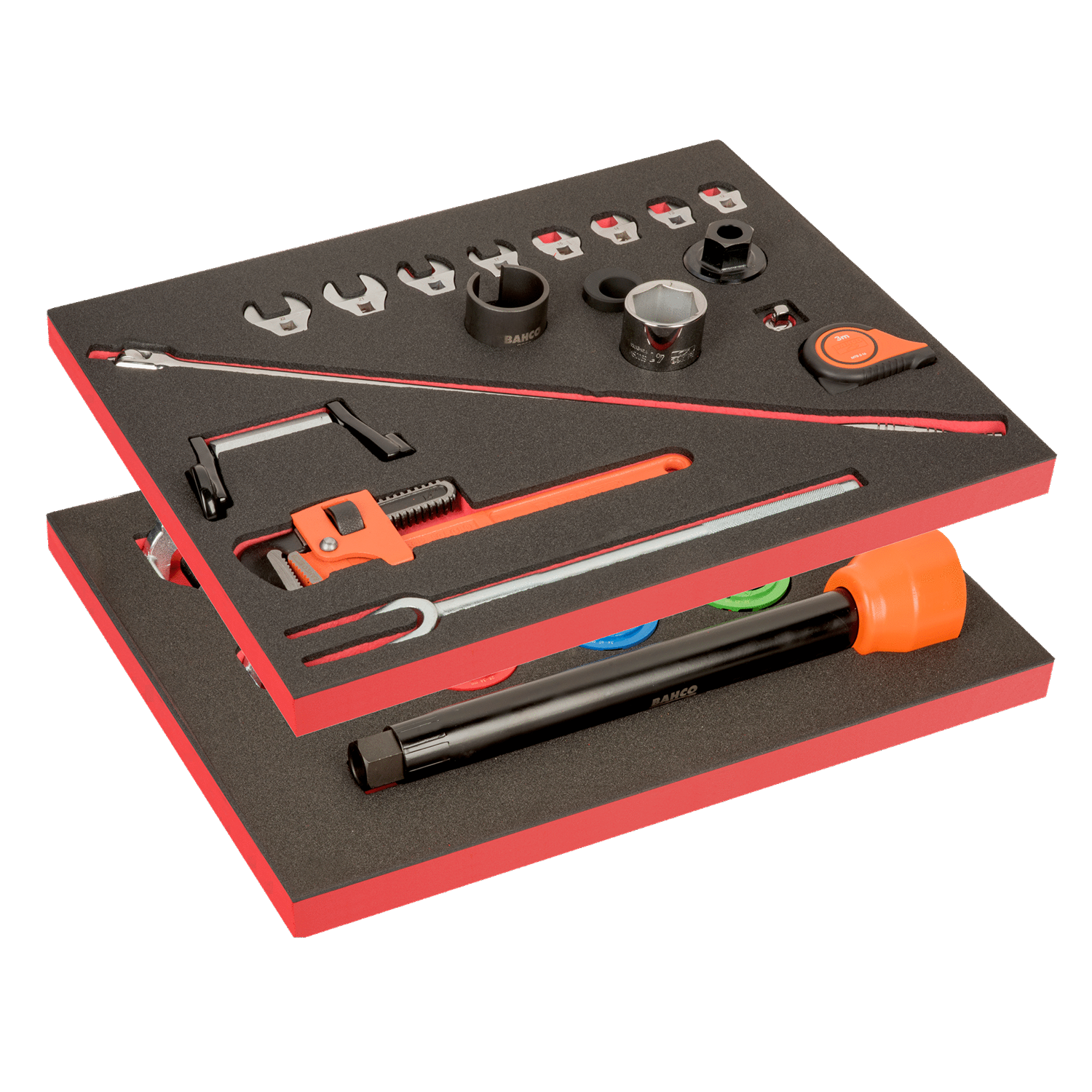 BAHCO FF1ASET-AUTO-M4 Auto Repair 2 Foam Tool Kit - 23 pcs - Premium Tool Kit from BAHCO - Shop now at Yew Aik.