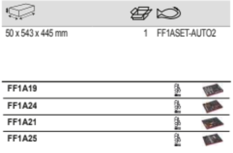 BAHCO FF1ASET-AUTO2 Auto Repair 4 Foam Toolkit - 168 Pcs - Premium Toolkit from BAHCO - Shop now at Yew Aik.