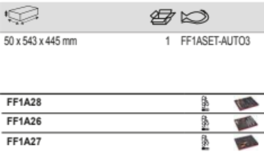 BAHCO FF1ASET-AUTO3 Auto Repair 3 Foam Toolkit - 140 Pcs - Premium Toolkit from BAHCO - Shop now at Yew Aik.