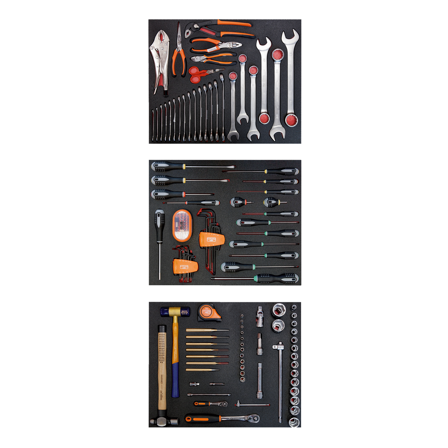 BAHCO FF1ASET-AUTO3 Auto Repair 3 Foam Toolkit - 140 Pcs - Premium Toolkit from BAHCO - Shop now at Yew Aik.