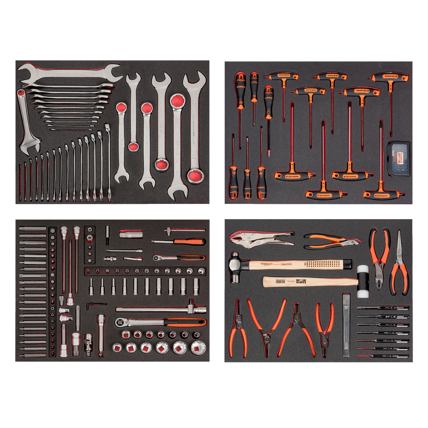 BAHCO FF1ASET-AUTO6 Auto Repair 4 Foam Toolkit - 177 Pcs - Premium Toolkit from BAHCO - Shop now at Yew Aik.