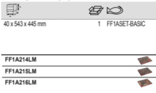 BAHCO FF1ASET-BASIC General Purpose 3 Foam Tool Kit - 158 pcs - Premium Tool Kit from BAHCO - Shop now at Yew Aik.