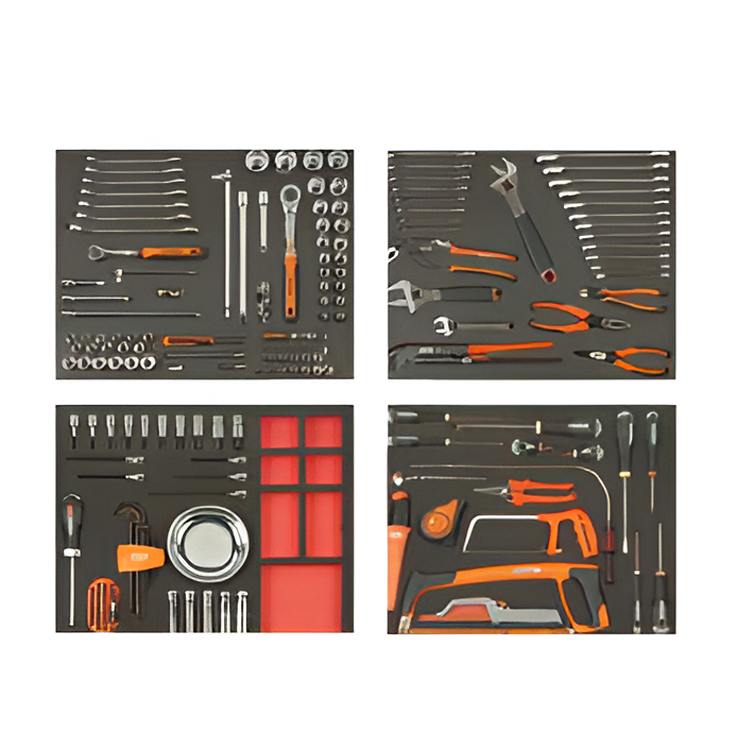 BAHCO FF1ASET-MAX 4 Foam Set - 195 Pcs (BAHCO Tools) - Premium Foam Set from BAHCO - Shop now at Yew Aik.