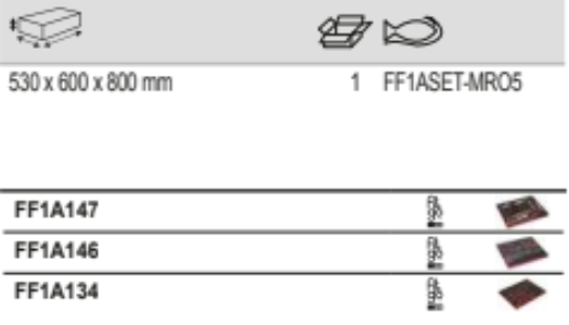 BAHCO FF1ASET-MRO5 MRO 3 Foam Toolkit - 84 Pcs (BAHCO Tools) - Premium Toolkit from BAHCO - Shop now at Yew Aik.