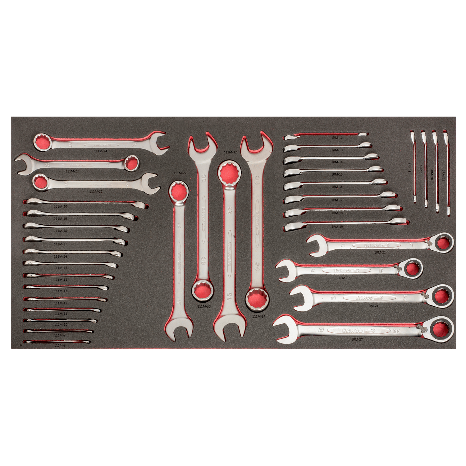 BAHCO FF1B03LM Foam Inlay for 40 Trolley Combination Spanner Sets - Premium Spanner Sets from BAHCO - Shop now at Yew Aik.