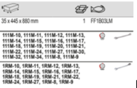 BAHCO FF1B03LM Foam Inlay for 40 Trolley Combination Spanner Sets - Premium Spanner Sets from BAHCO - Shop now at Yew Aik.