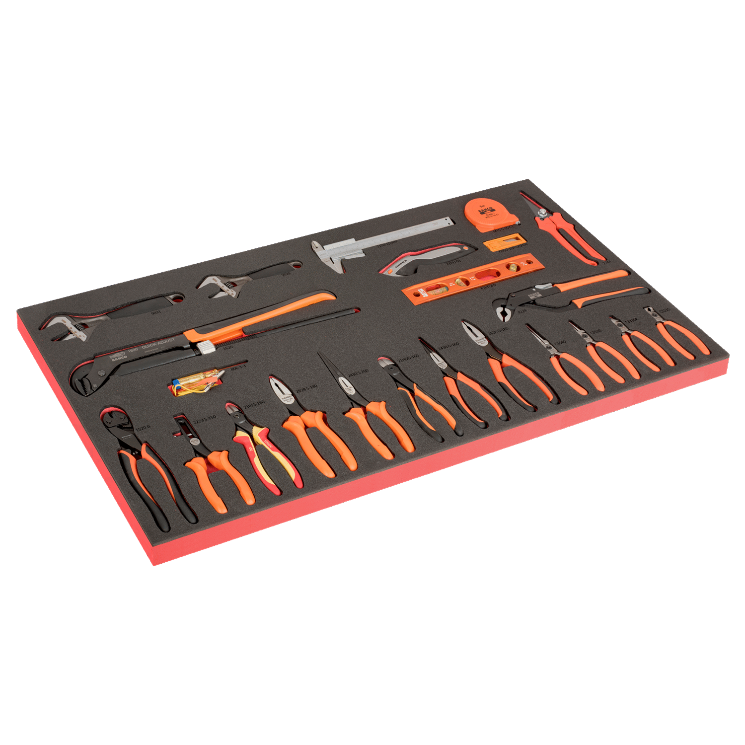 BAHCO FF1B05LM Foam Inlay for 40 Pliers, Spanners & Calipers - Premium Pliers from BAHCO - Shop now at Yew Aik.