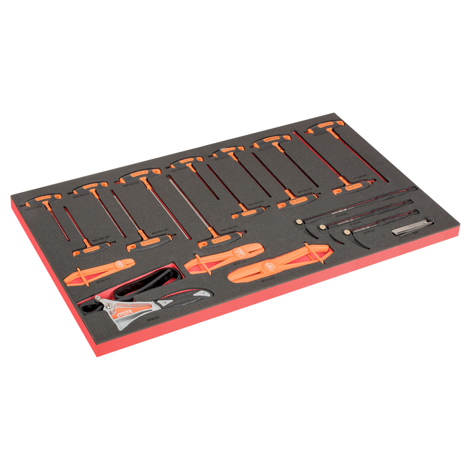 BAHCO FF1B09LM Foam Inlay for 40 Trolley Pry Bars & Gauges Sets - Premium Gauges Set from BAHCO - Shop now at Yew Aik.