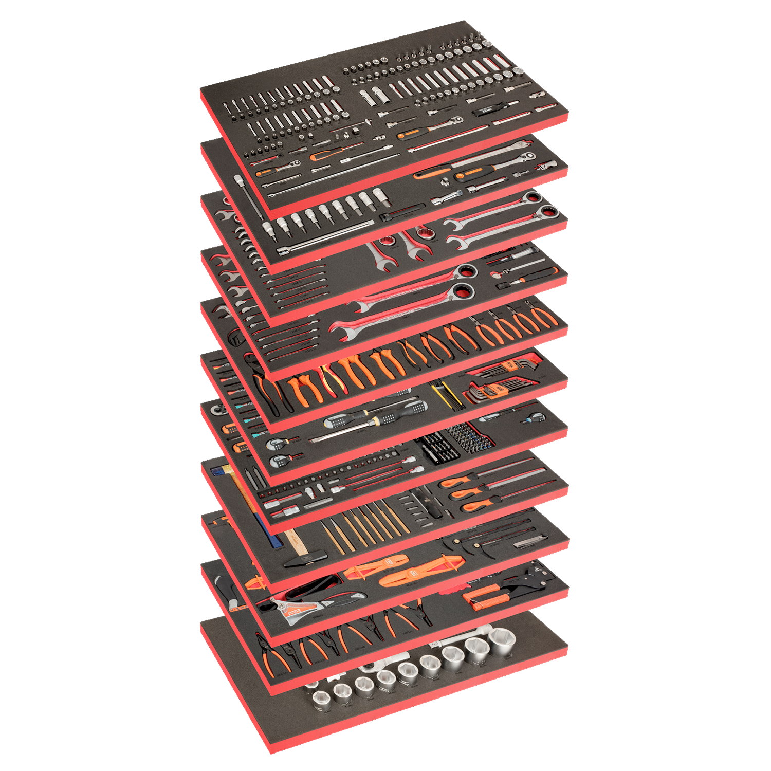 BAHCO FF1BSET-MONSTER General Purpose 11 Foam Tool Kit - 758 pcs - Premium Tool Kit from BAHCO - Shop now at Yew Aik.