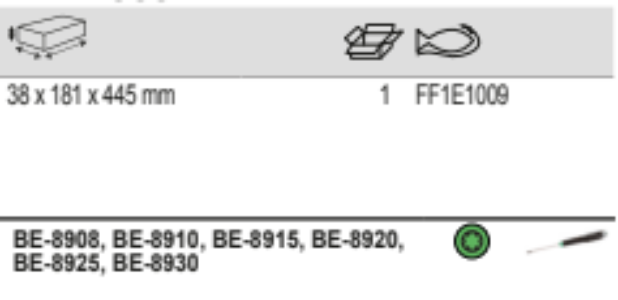 BAHCO FF1E1009 Fit&Go 1/3 Foam Inlay TORX® Screwdriver Set - Premium Screwdriver Set from BAHCO - Shop now at Yew Aik.