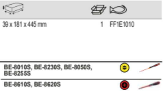 BAHCO FF1E1010 Fit&Go 1/3 Foam Inlay Insulated Screwdriver Set - Premium Screwdriver Set from BAHCO - Shop now at Yew Aik.