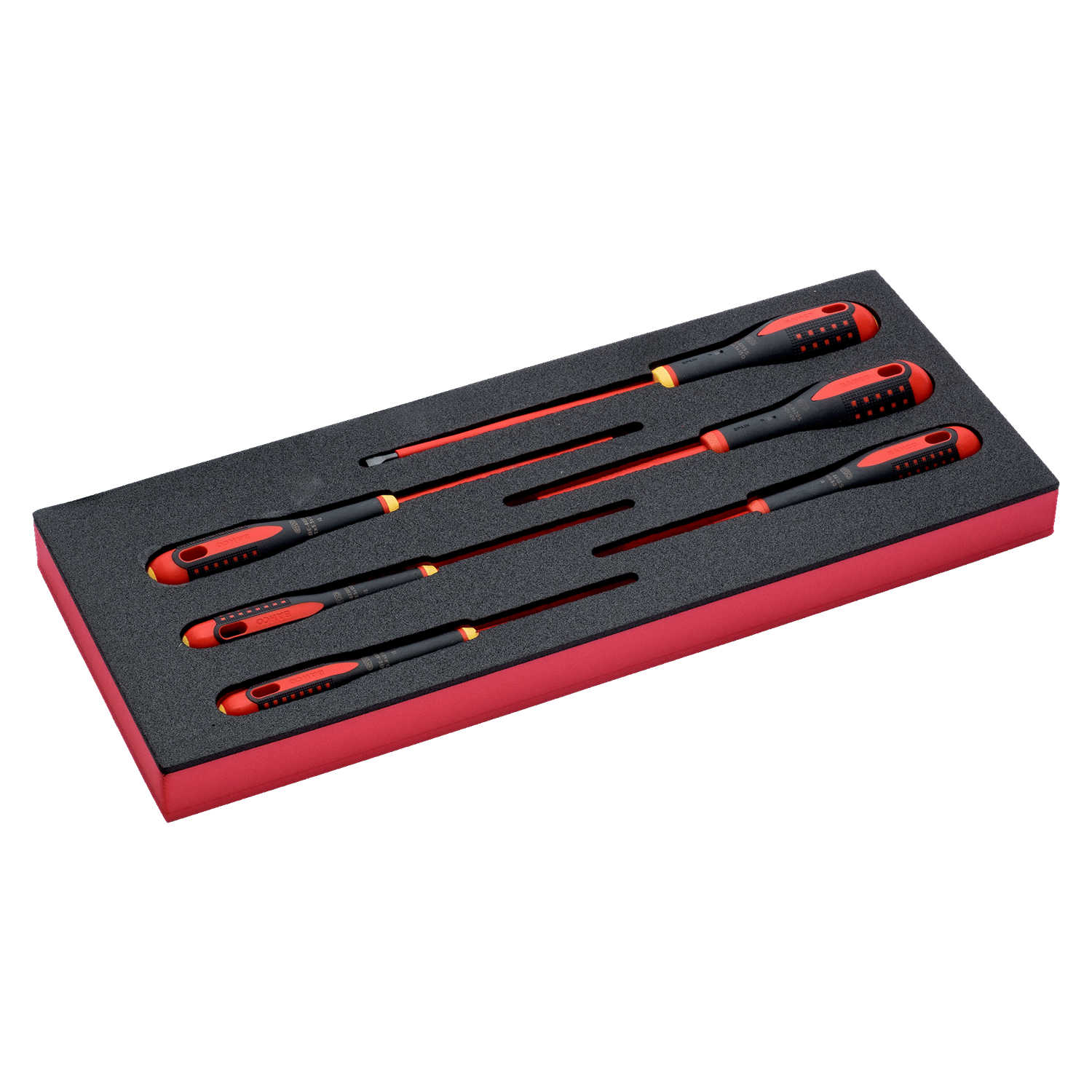 BAHCO FF1E1010 Fit&Go 1/3 Foam Inlay Insulated Screwdriver Set - Premium Screwdriver Set from BAHCO - Shop now at Yew Aik.