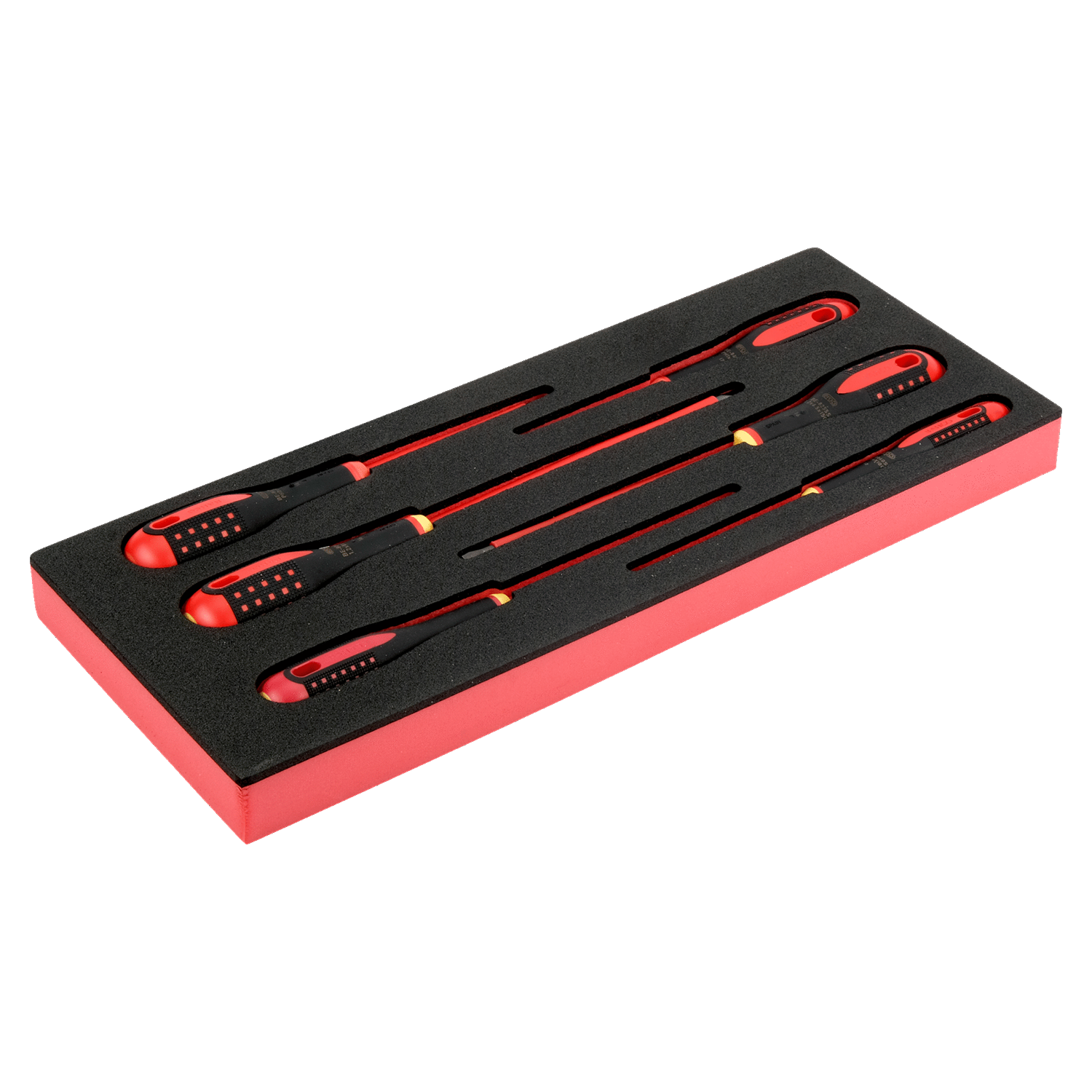 BAHCO FF1E1011 Fit&Go 1/3 Foam Inlay Insulated Screwdriver Set - Premium Screwdriver Set from BAHCO - Shop now at Yew Aik.