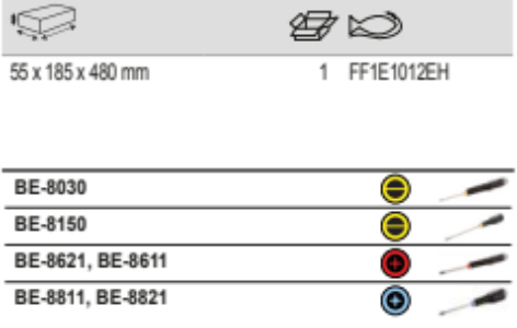 BAHCO FF1E1012EH Fit&Go 1/3 Foam Inlay ERGO Blade Screwdriver Set - Premium Screwdriver Set from BAHCO - Shop now at Yew Aik.