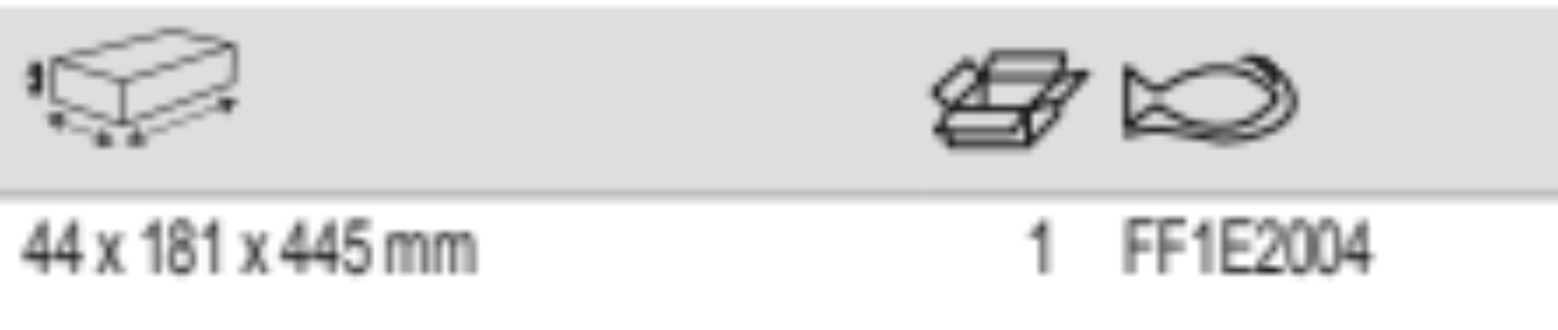 BAHCO FF1E2004 Fit&Go 1/3 Foam Inlay 1/4” Socket and Pear Head - Premium Socket from BAHCO - Shop now at Yew Aik.