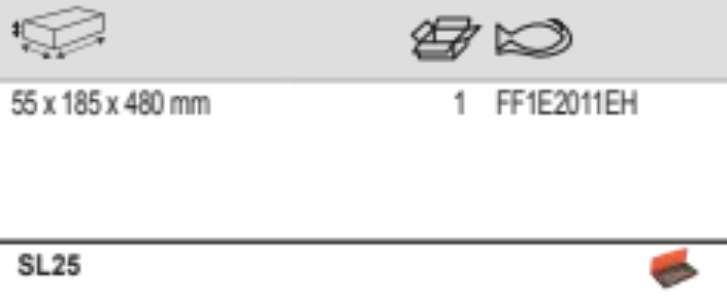 BAHCO FF1E2011EH Fit&Go 1/3 Foam Inlay 1/4” Socket Set - 25 pcs - Premium SOCKET SET from BAHCO - Shop now at Yew Aik.