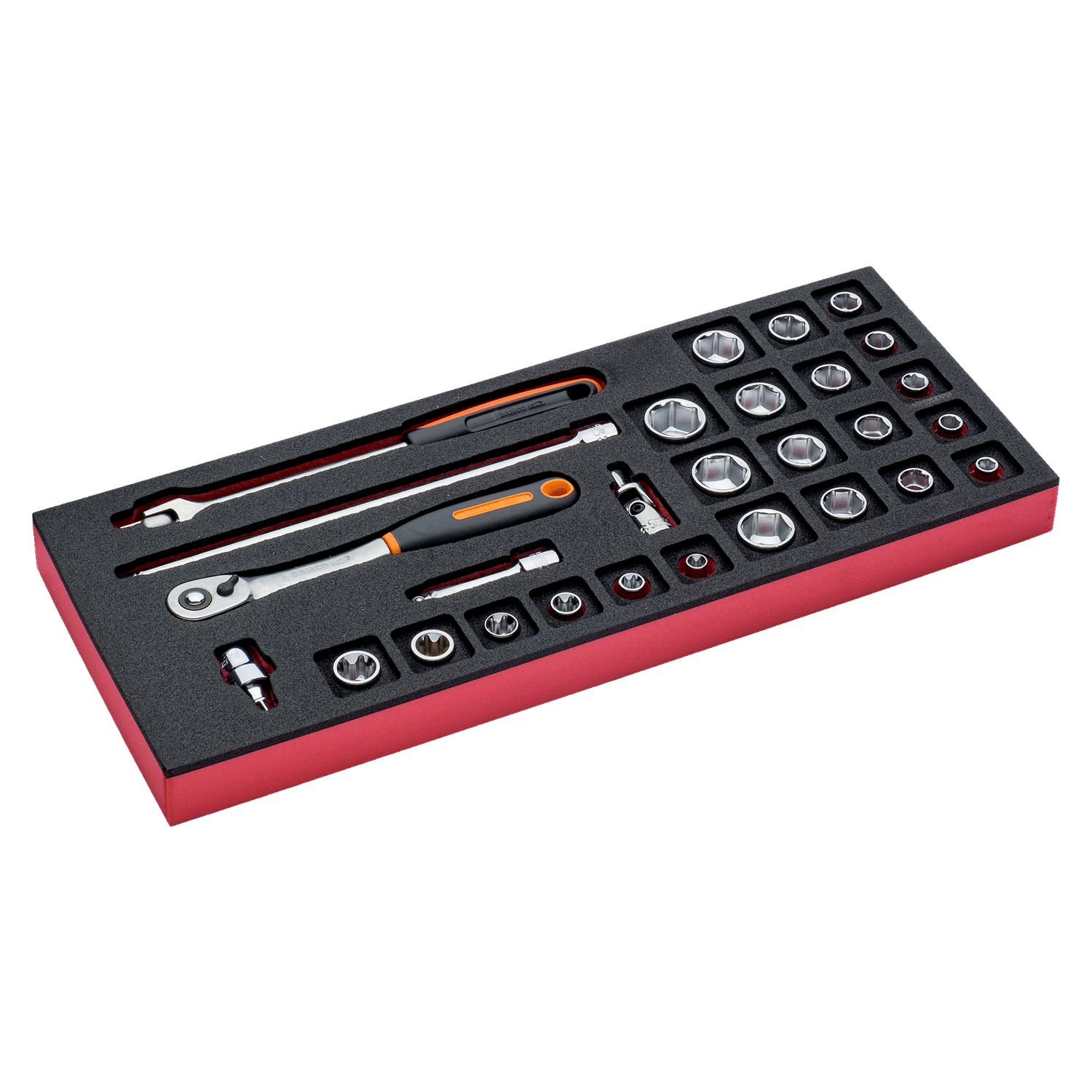 BAHCO FF1E2103 Fit&Go 1/3 Foam Inlay 3/8” Socket and Pear Head - Premium Socket from BAHCO - Shop now at Yew Aik.