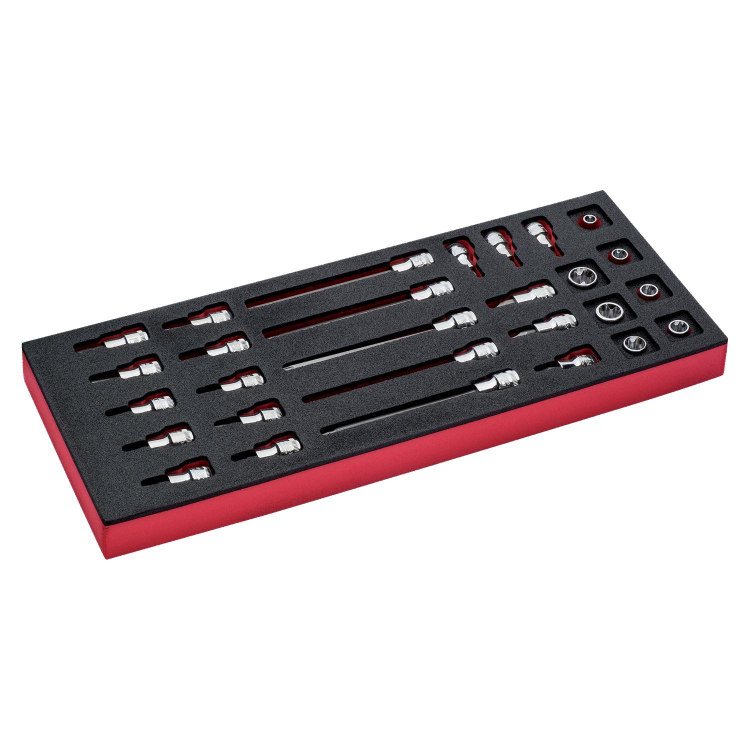 BAHCO FF1E2105 Fit&Go 1/3 Foam Inlay 3/8 Socket & Bit Driver Set - Premium Socket from BAHCO - Shop now at Yew Aik.