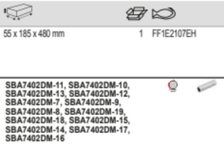 BAHCO FF1E2107EH Fit&Go 1/3 Foam Inlay 3/8 Deep Socket Set-14 pcs - Premium SOCKET SET from BAHCO - Shop now at Yew Aik.
