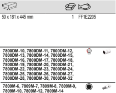 BAHCO FF1E2205 Fit&Go 1/3 Foam Inlay 1/2” Socket Set - 28 Pcs - Premium Socket from BAHCO - Shop now at Yew Aik.