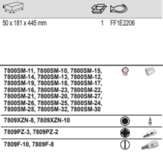 BAHCO FF1E2206 Fit&Go 1/3 Foam Inlay 1/2” Socket Set - 27 Pcs - Premium Socket from BAHCO - Shop now at Yew Aik.
