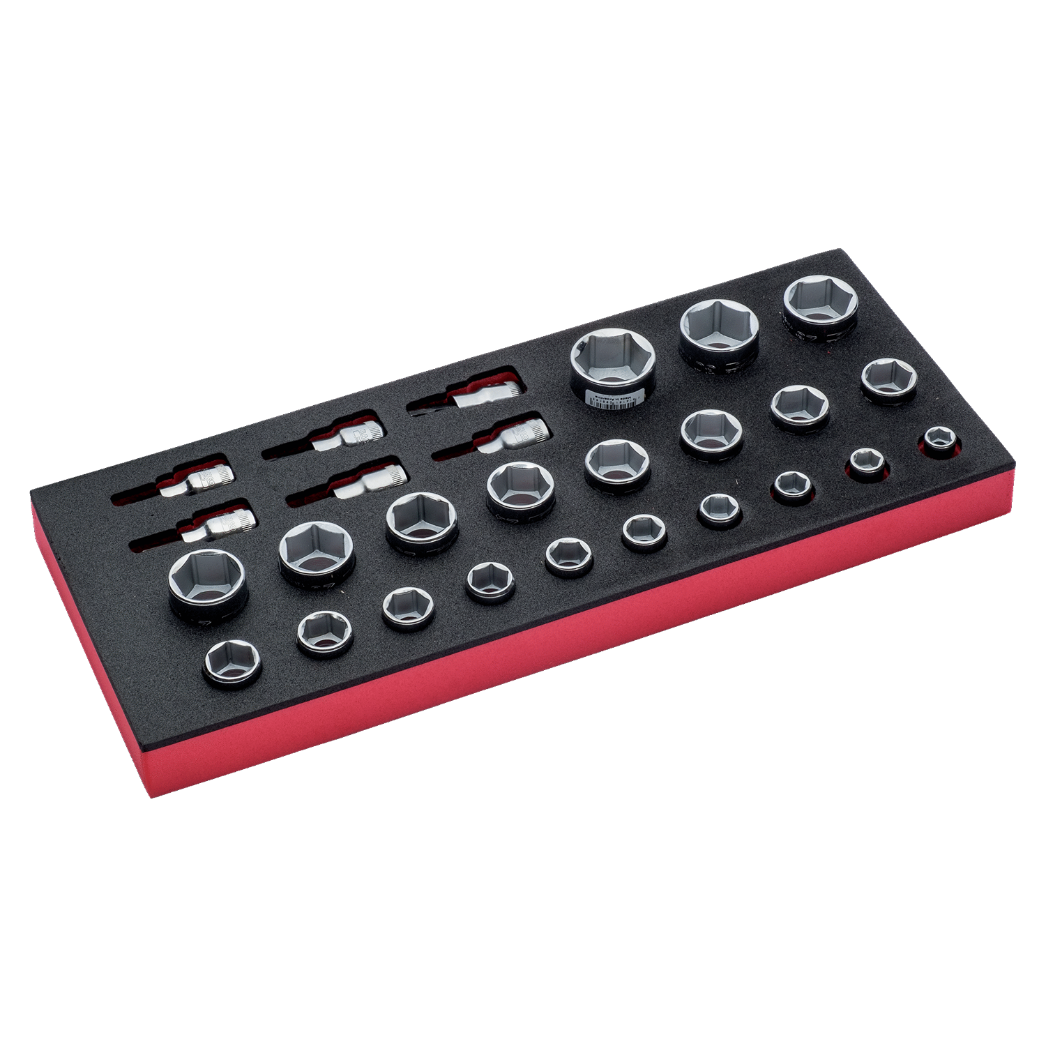 BAHCO FF1E2206 Fit&Go 1/3 Foam Inlay 1/2” Socket Set - 27 Pcs - Premium Socket from BAHCO - Shop now at Yew Aik.