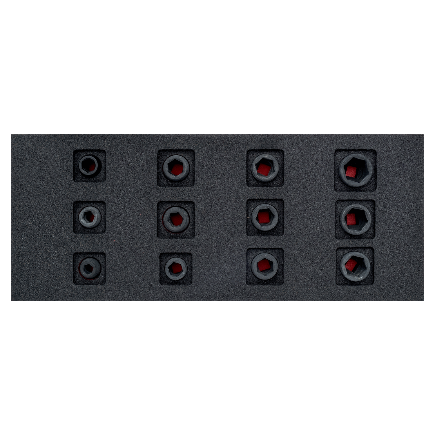 BAHCO FF1E2212 Fit&Go 1/3 Foam Inlay 1/2” Socket Set - 12 Pcs - Premium SOCKET SET from BAHCO - Shop now at Yew Aik.