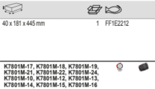 BAHCO FF1E2212 Fit&Go 1/3 Foam Inlay 1/2” Socket Set - 12 Pcs - Premium SOCKET SET from BAHCO - Shop now at Yew Aik.
