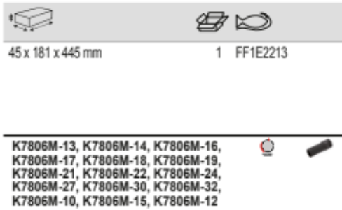 BAHCO FF1E2213 Fit&Go 1/3 Foam Inlay 1/2” Power Deep Socket Set - Premium SOCKET SET from BAHCO - Shop now at Yew Aik.