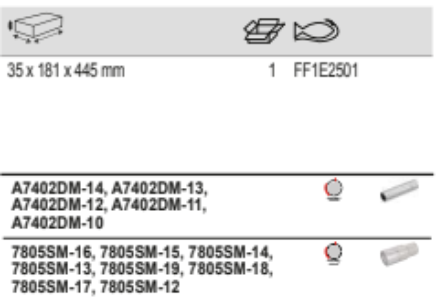 BAHCO FF1E2501 Fit&Go 1/3 Foam Inlay 1/2” Socket Set - 13 Pcs - Premium SOCKET SET from BAHCO - Shop now at Yew Aik.