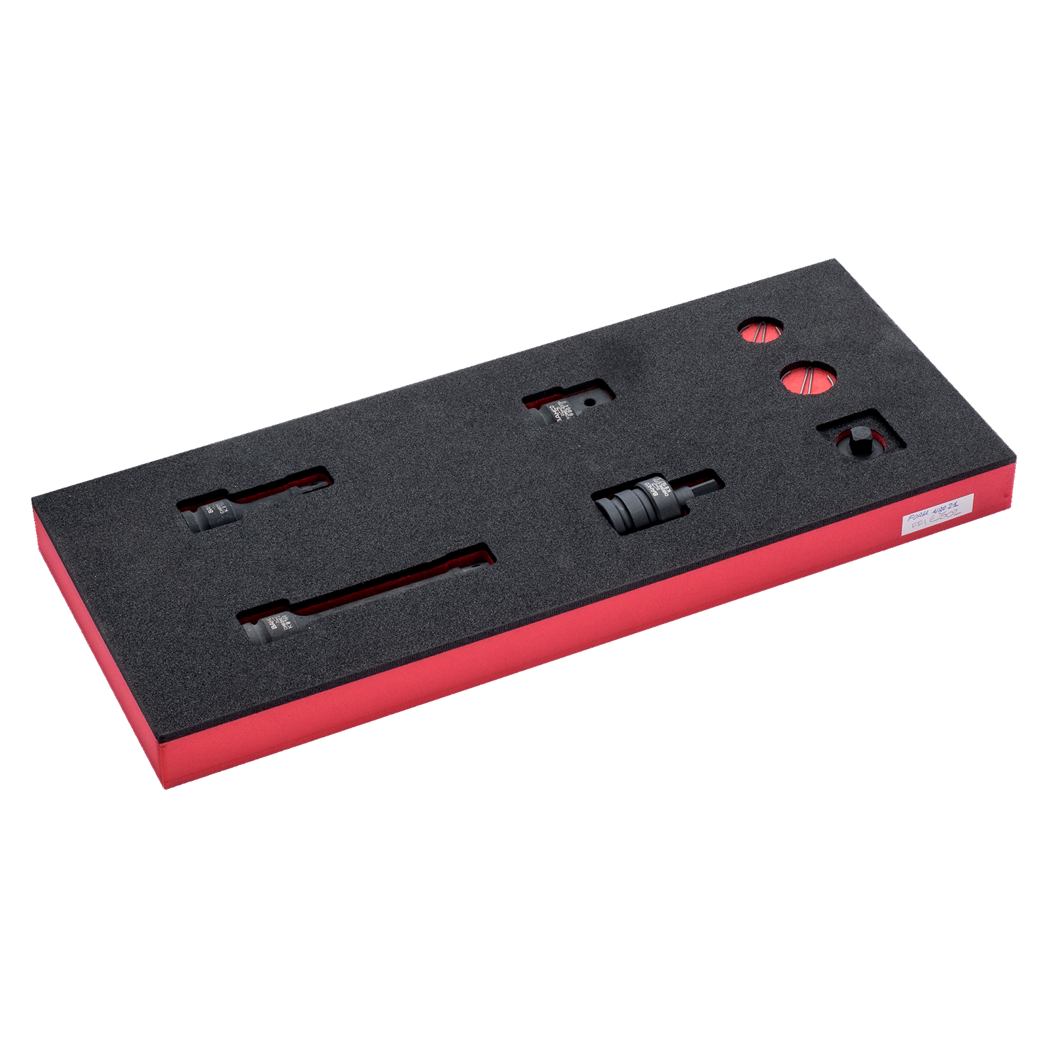 BAHCO FF1E2502 Fit&Go 1/3 Foam Inlay 1/2 to 3/4 Power Socket Set - Premium SOCKET SET from BAHCO - Shop now at Yew Aik.