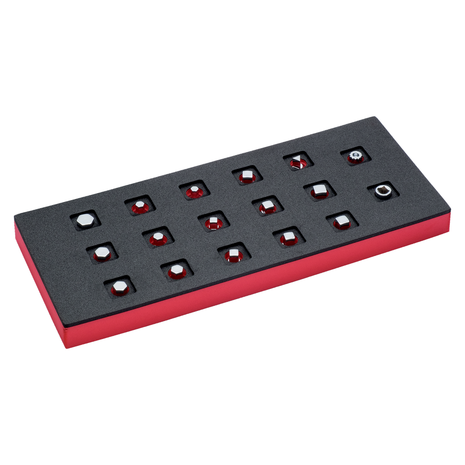 BAHCO FF1E5009 Fit&Go 1/3 Foam Inlay Mix Oil Plug Socket Set - Premium Socket Set from BAHCO - Shop now at Yew Aik.