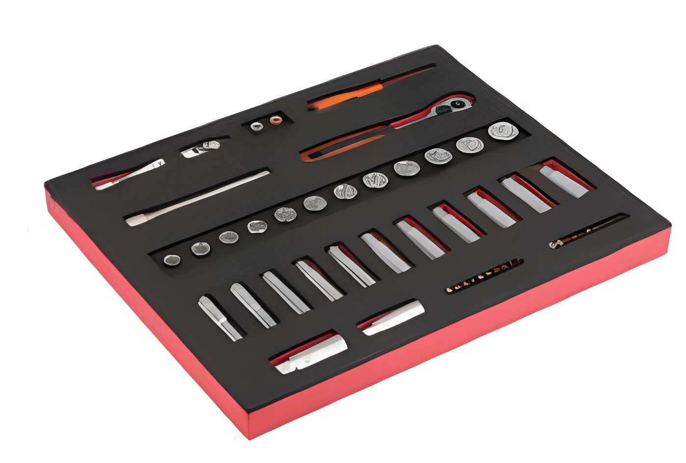 BAHCO FF1F2102 Fit&Go 2/3 Foam Inlay 3/8 Standard/Deep Socket Set - Premium SOCKET SET from BAHCO - Shop now at Yew Aik.