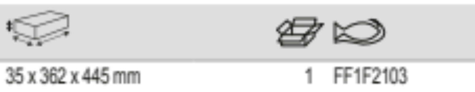 BAHCO FF1F2103 Fit&Go 2/3 Foam Inlay 3/8” Socket Set - 38 Pcs - Premium SOCKET SET from BAHCO - Shop now at Yew Aik.