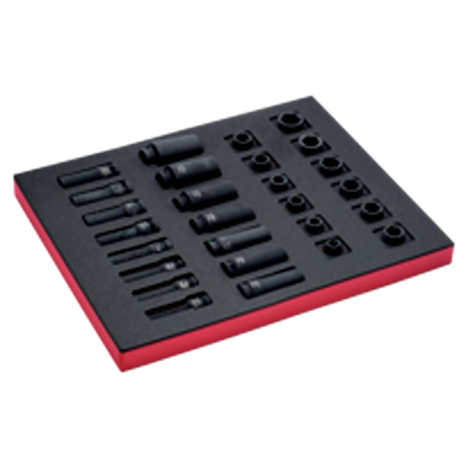 BAHCO FF1F2203 Fit&Go 2/3 Foam Inlay 1/2 Deep Impact Socket Set - Premium Impact Socket Set from BAHCO - Shop now at Yew Aik.